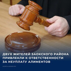 Два жителя Заокского района Тульской области подверглись административному наказанию за уклонение от уплаты алиментов на