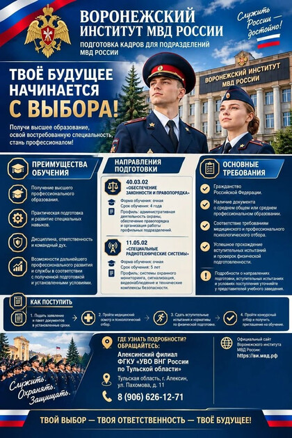 ТВОЁ БУДУЩЕЕ НАЧИНАЕТСЯ С ВЫБОРА!